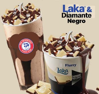 Sobremesa Laka e Diamante Negro
