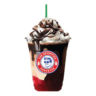 Shake Morango com Chocolate Meio Amargo